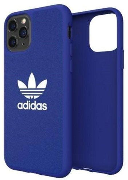 Etui plecki Adidas Moulded Case Canvas do Apple iPhone 11 Pro Blue (8718846071123) - obraz 1