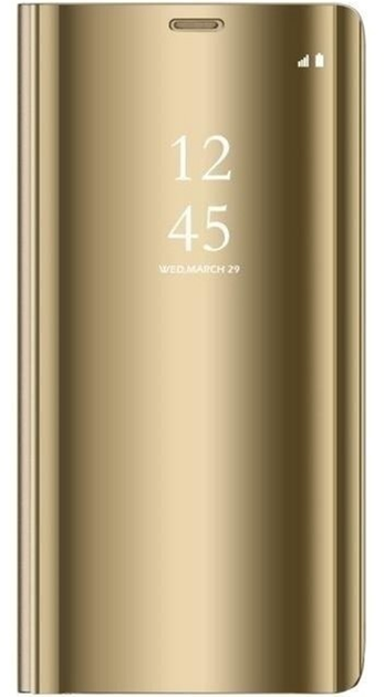 Etui z klapką Anomaly Clear View do Samsung Galaxy S21 Plus Gold (5903919064314) - obraz 1