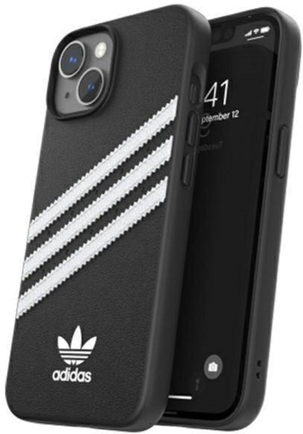 Etui z klapką Adidas OR Booklet Case do Apple iPhone 12 Pro Max White-black (8718846083744) - obraz 2
