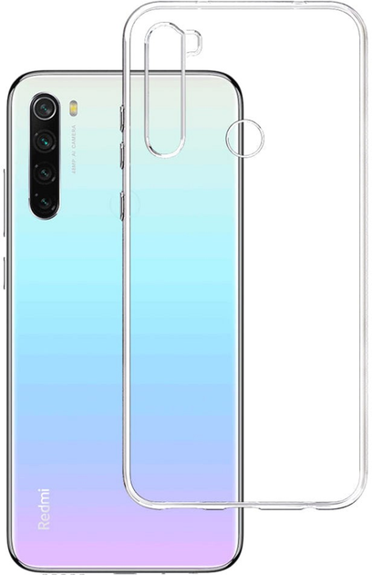 Etui plecki Clear do Xiaomi Redmi Note 8T Transparent (5903919066455) - obraz 1