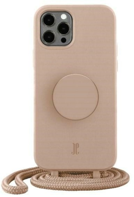 Etui plecki Just Elegance PopGrip do Apple iPhone 12 Pro Max Beige (4062519301753) - obraz 1