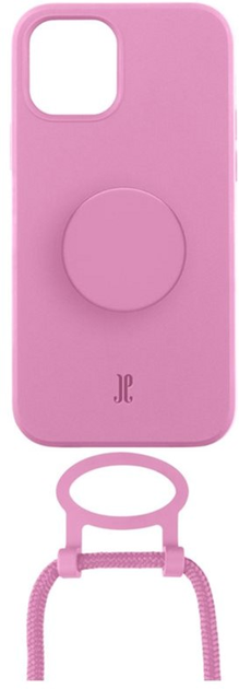 Etui plecki Just Elegance PopGrip do Apple iPhone 14 Pastel pink (4062519301425) - obraz 1