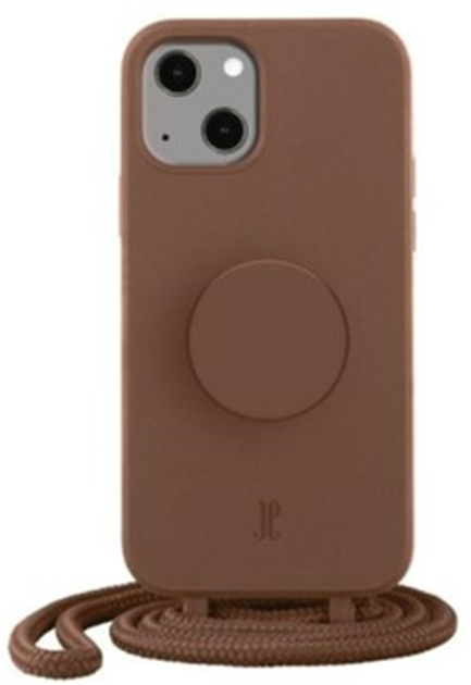Etui plecki Just Elegance PopGrip do Apple iPhone 14 Plus Brown sugar (4062519301517) - obraz 1