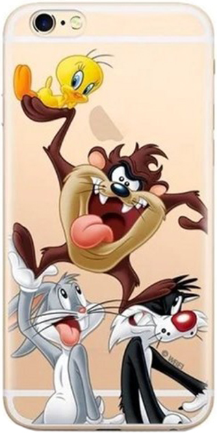 Etui plecki Looney Tunes Looney 001 do Samsung Galaxy J4 Plus Transparent (5903040895313) - obraz 1