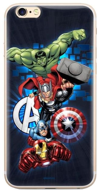 Etui plecki Marvel Avengers 001 do Huawei P Smart Navy (5903040755754) - obraz 1