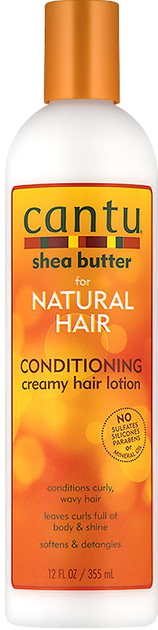 Незмивний кондиціонер для кучерявого волосся Cantu For Natural Hair Conditioning Creamy Hair Lotion 355 мл (817513010019) - зображення 1
