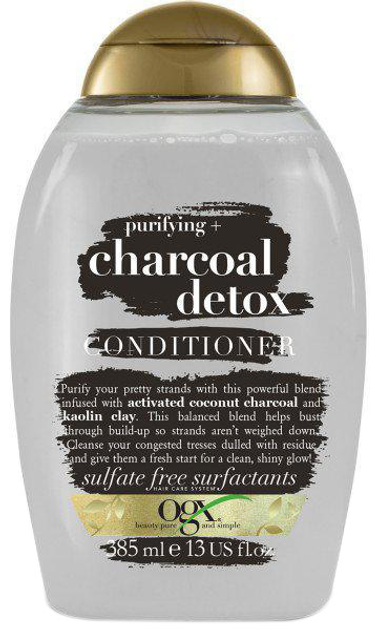 Odżywka do głębokiego oczyszczania Ogx Charcoal Detox Purifying Hair Conditioner 385 ml (22796672018) - obraz 1