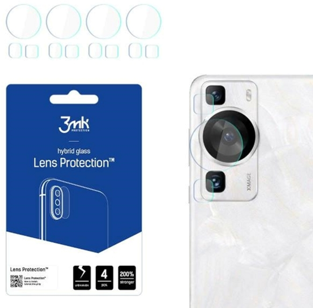 Zestaw szkieł hartowanych 3MK Lens Protection na aparat Huawei P60 Pro 4 szt (5903108521833) - obraz 1