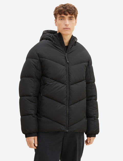 Куртка зимняя мужская Tom Tailor 1037386 S Черная (4067261183930) – в ...