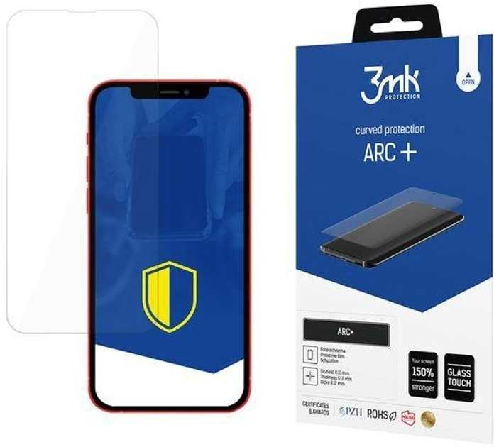 Захисна плівка 3MK Folia ARC+ Fullscreen для Apple iPhone 13 Pro Max (5903108412735) - зображення 1