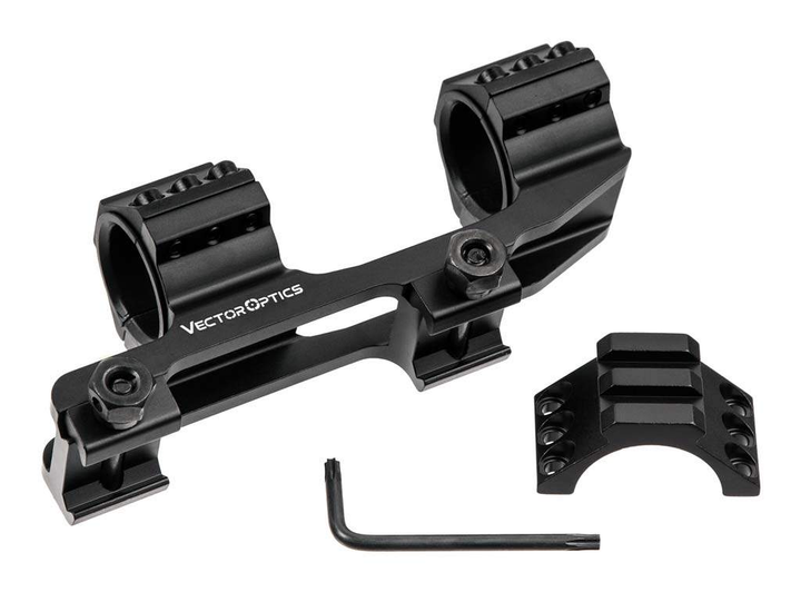 Моноблок Vector Optics One Piece ACD Mount Extra Light (25.4/30 мм) High на Picatinny (с уровнем) - изображение 5