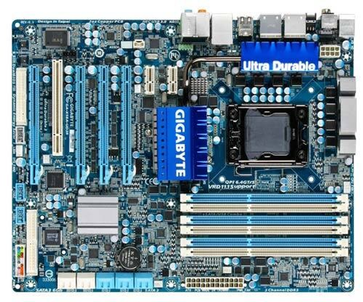 Материнская плата GigaByte GA-X58A-UD3R (X58 Express, PCI-Ex16) ATX ...