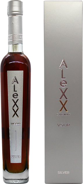 Коньяк AleXX Silver 0.375 л 40% в подарочной упаковке (4823093700376 ...