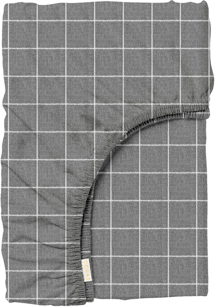 Акція на Простирадло на резинці Cosas Cell Сірий 160x200 + 25 см від Rozetka