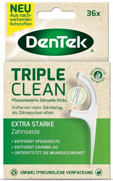 Нитка-флос DenTek Eco Triple Clean 36 (5060018880754) - зображення 1