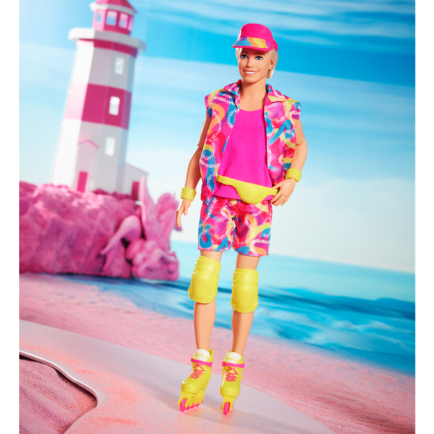 Лялька Кен Барбі Раян Гослінг у ролі Кена на роликах Barbie the Movie Ken In Inline Skating Outfit (HRF28) - Фото 8 Лялька Кен Барбі Раян Гослінг у ролі Кена на роликах Barbie the Movie Ken In Inline Skating Outfit (HRF28) - зображення 8