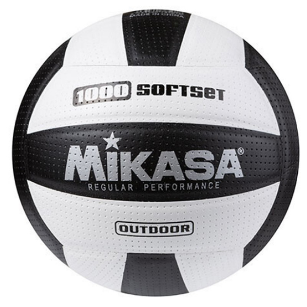Мяч волейбольный тренировочный Mikasa Softtouch 1000 черно-белый NE-V ...