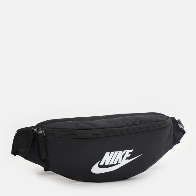 Сумка бананка поясна тканинна Nike Nk Heritage Waistpack - Fa21 DB0490-010 Чорна (195237317165) - зображення 4