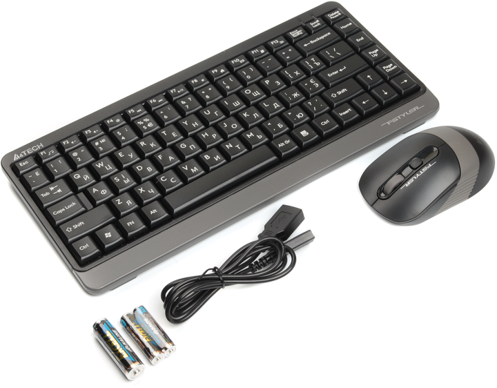 Комплект беспроводной A4Tech Fstyler FG1110 Grey (4711421987684) - изображение 2