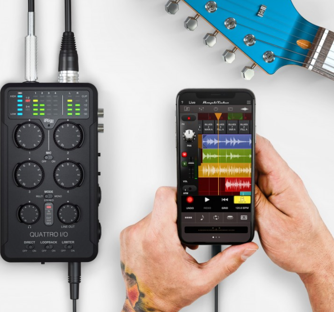 Аудиоинтерфейс IK Multimedia iRig Pro Quattro I/O Deluxe - Фото 6 Аудиоинтерфейс IK Multimedia iRig Pro Quattro I/O Deluxe - изображение 6