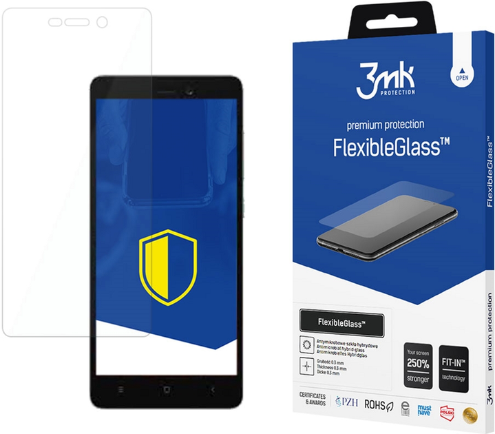 Szkło hybrydowe 3MK FlexibleGlass do Xiaomi Redmi 3S (5901571183077) - obraz 1