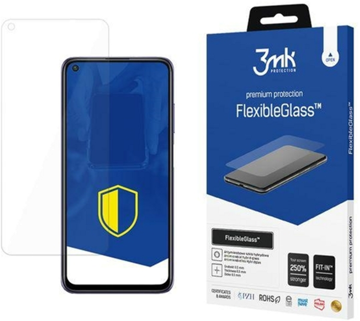 Захисне скло 3MK FlexibleGlass для Xiaomi Redmi Note 9T 5G (5903108344395) - зображення 1