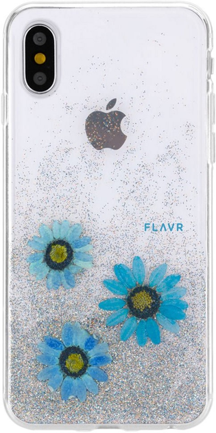 Etui plecki Flavr Real Flower Julia do Apple iPhone X Clear (4029948070339) - obraz 1