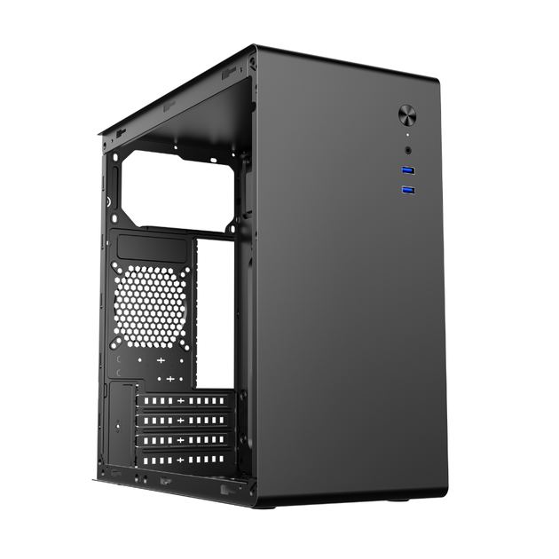 Корпус компьютерный Minіtower GameMax A200-BK-NP без блока питания Черный - изображение 2