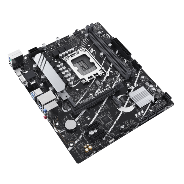 Материнская плата Asus PRIME B760M-K Socket 1700/Intel B760/MicroATX/1хHDMI/VGA - Фото 4 Материнская плата Asus PRIME B760M-K Socket 1700/Intel B760/MicroATX/1хHDMI/VGA - изображение 4