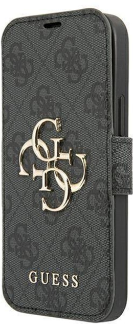 Чохол-книжка Guess Book 4G Big Metal Logo для Apple iPhone 13 mini Сірий (3666339032562) - зображення 2