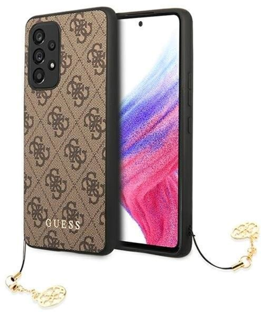 Панель Guess Charms Collection для Samsung Galaxy A53 4G/5G Коричневий (3666339050580) - зображення 1