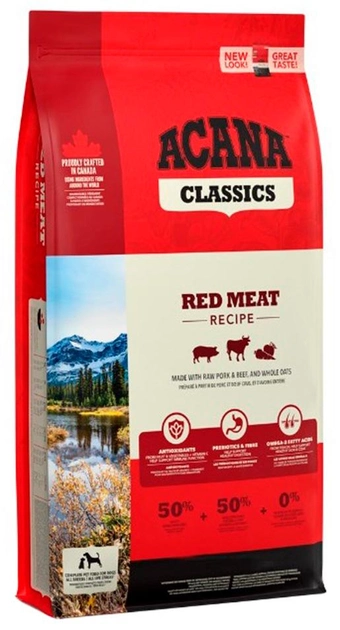 Сухий корм ACANA Red Meat Dog для собак усіх порід 14.5 кг (0064992561178) - зображення 1