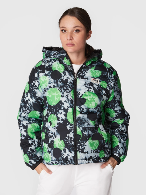 Куртка зимова жіноча Fila Titisee Reversible Oversized Puff Jacket FAW0243-80001 XS Чорна (4064556333384) - зображення 2