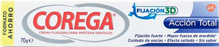 Ортодонтичний фіксувальний крем GSK Corega Total Action 70г (5054563002679) - зображення 1