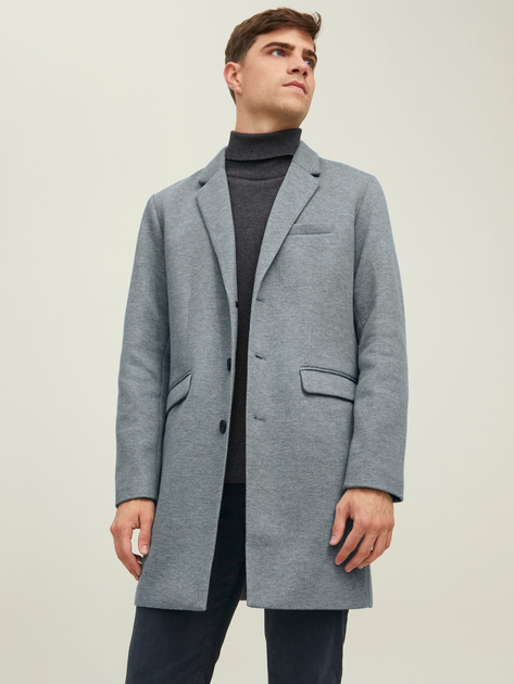Пальто Jack & Jones 12212207 S Сіре (5715312183239) – Брендовий одяг ...