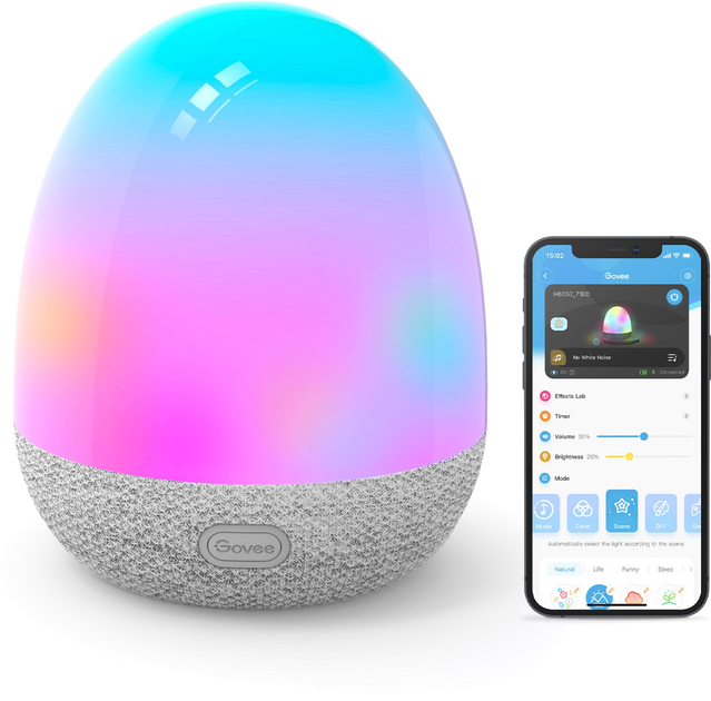 Светильник настольный умный Govee H6057 RGBIC Night Light Белый ...