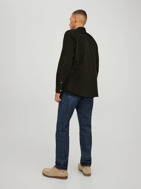 Рубашка вельветовая Jack & Jones 12210930 XS Зеленая (5715306994322 ...