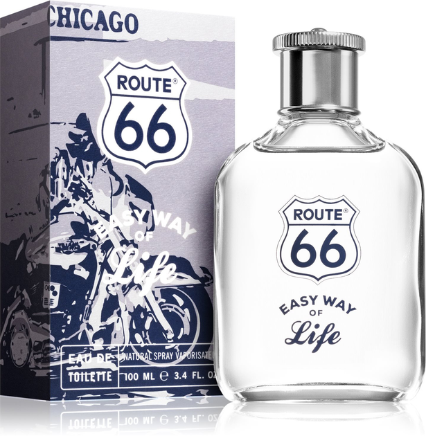 Туалетна вода для чоловіків Route 66 Easy Way of Life 100 мл (4011700932009) - зображення 1