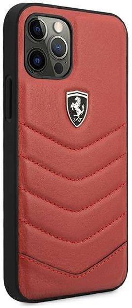 Etui plecki Ferrari Off Track Quilted do Apple iPhone 12/12 Pro Red (3700740479513) - obraz 1