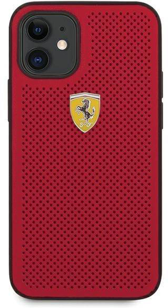 Панель Ferrari On Track Perforated для Apple iPhone 12 mini Червоний (3700740479599) - зображення 1