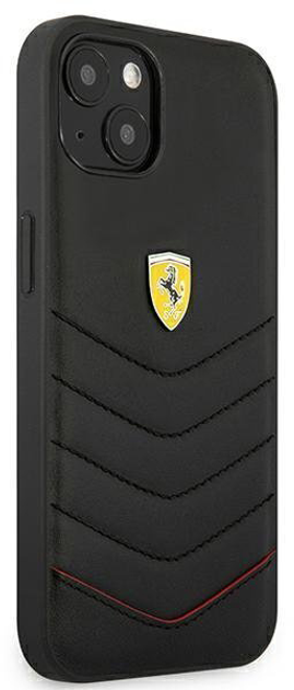 Панель Ferrari Silicone для Apple iPhone 13 Чорний (3666339026929) - зображення 1