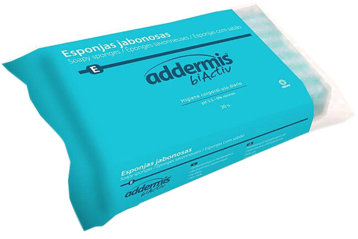 Мильні губки Indas Addermis Biactiv Soapy Sponge 20 шт (8410520039732) - зображення 1