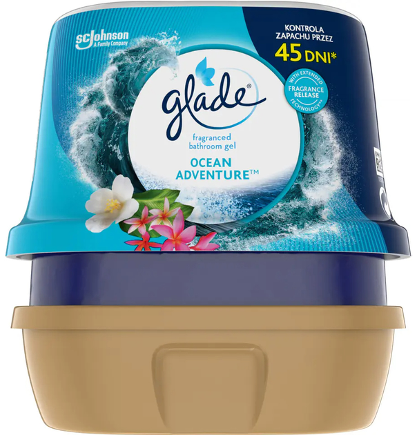 Ароматизований гель для ванної кімнати Glade Ocean Adventure 180 гр (5000204184808) - зображення 2