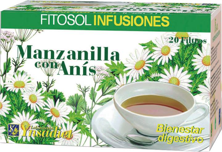 Чай Ynsadiet Manzanilla Con Anis 20 пакетиків (8412016284213) - зображення 1