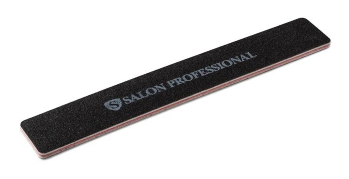 Пилка Salon Professional 100/100 Черная широкая - Фото 1 Пилка Salon Professional 100/100 Черная широкая - изображение 1