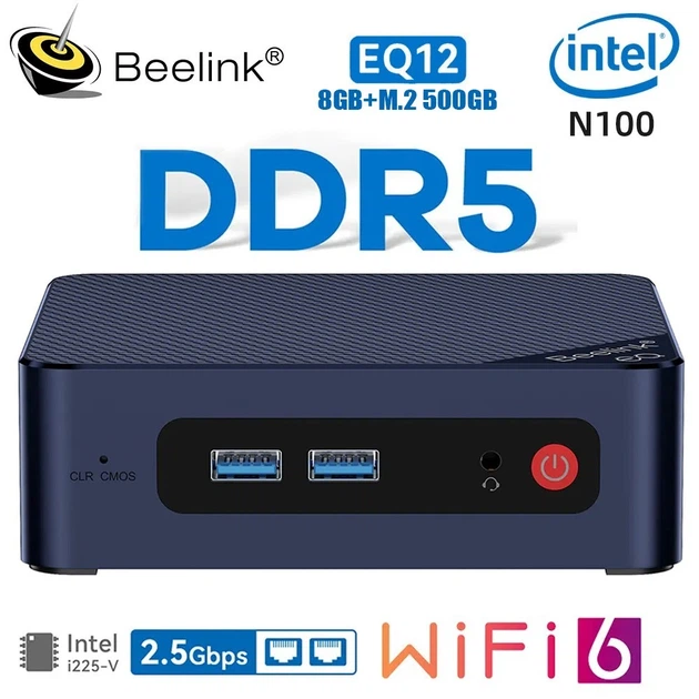 Компьютер Beelink EQ12 Intel N100 (12th Gen) Windows 11 Pro / RAM