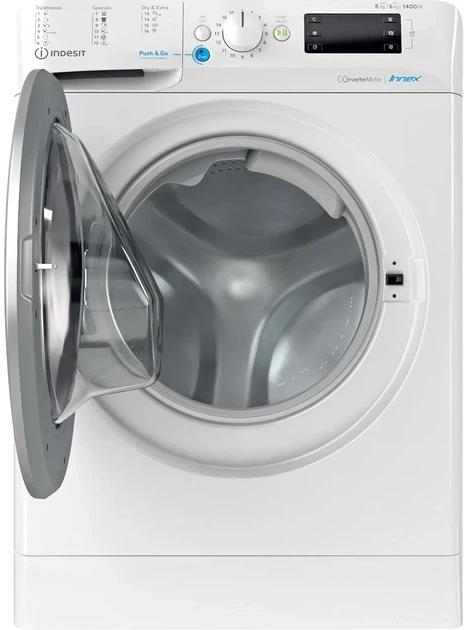 Pralko-suszarka Indesit BDE 86435 9EWS EU - obraz 4