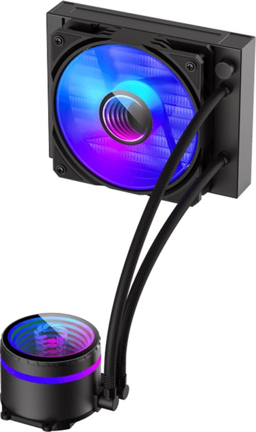 Система жидкостного охлаждения GameMax Iceburg 120 Black infinity (3704175) - изображение 4