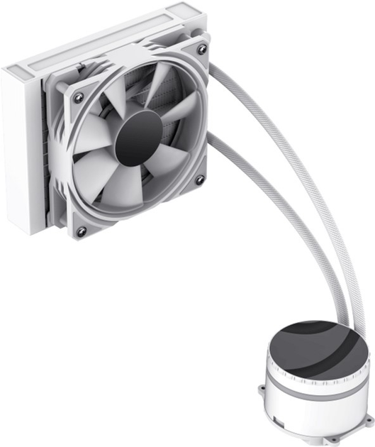 Система жидкостного охлаждения GameMax Iceburg 120 White infinity (3704176) - изображение 8