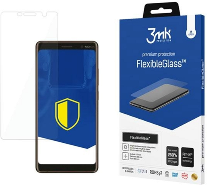 Захисне скло 3MK FlexibleGlass для Nokia 7 Plus (5903108020633) - зображення 1